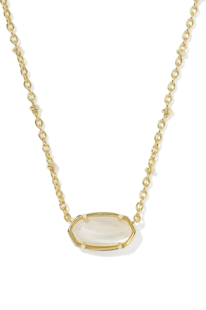 Kendra Scott Tiger Striped Elisa Short Pendant Necklace