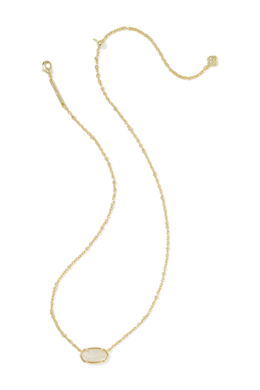Kendra Scott Tiger Striped Elisa Short Pendant Necklace