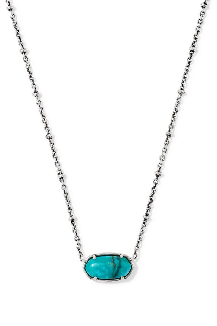 Kendra Scott Tiger Striped Elisa Short Pendant Necklace
