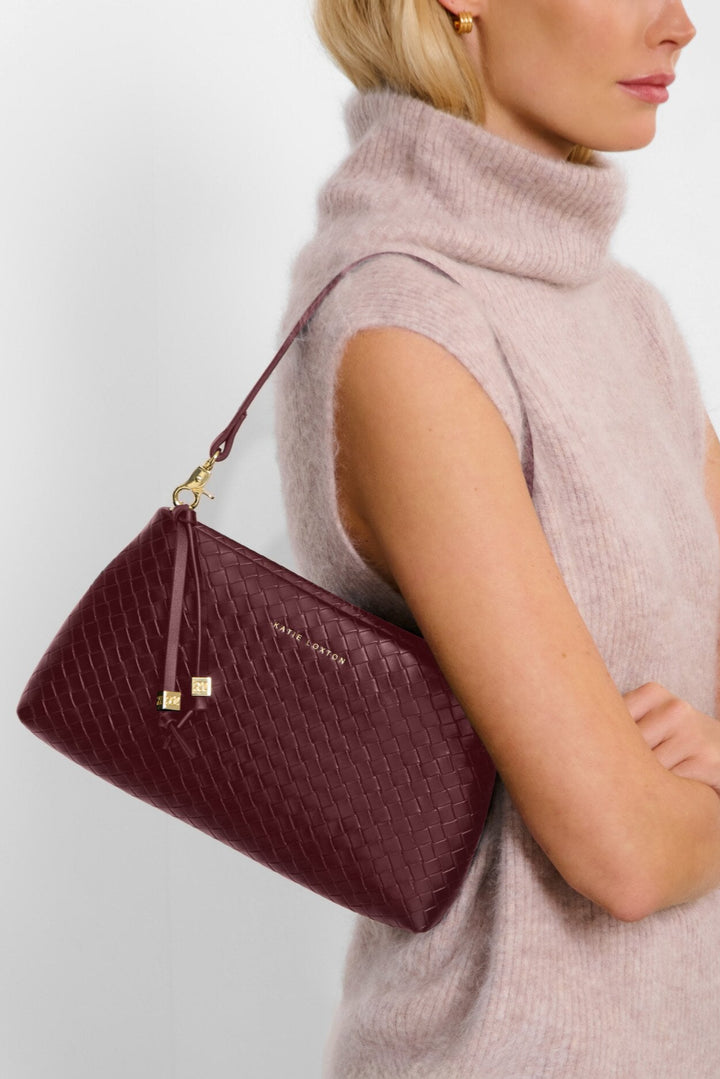 Katie Loxton Nova Woven Textured Clutch