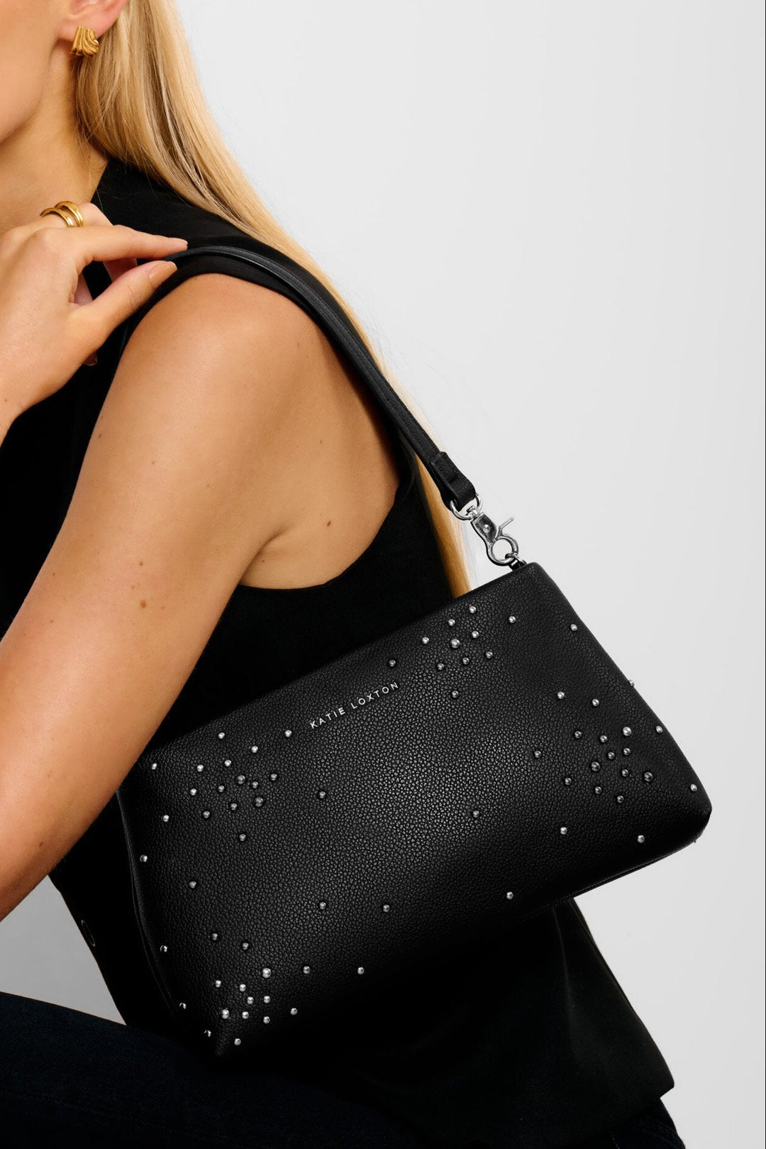 Katie Loxton Nova Studded Wristlet Clutch