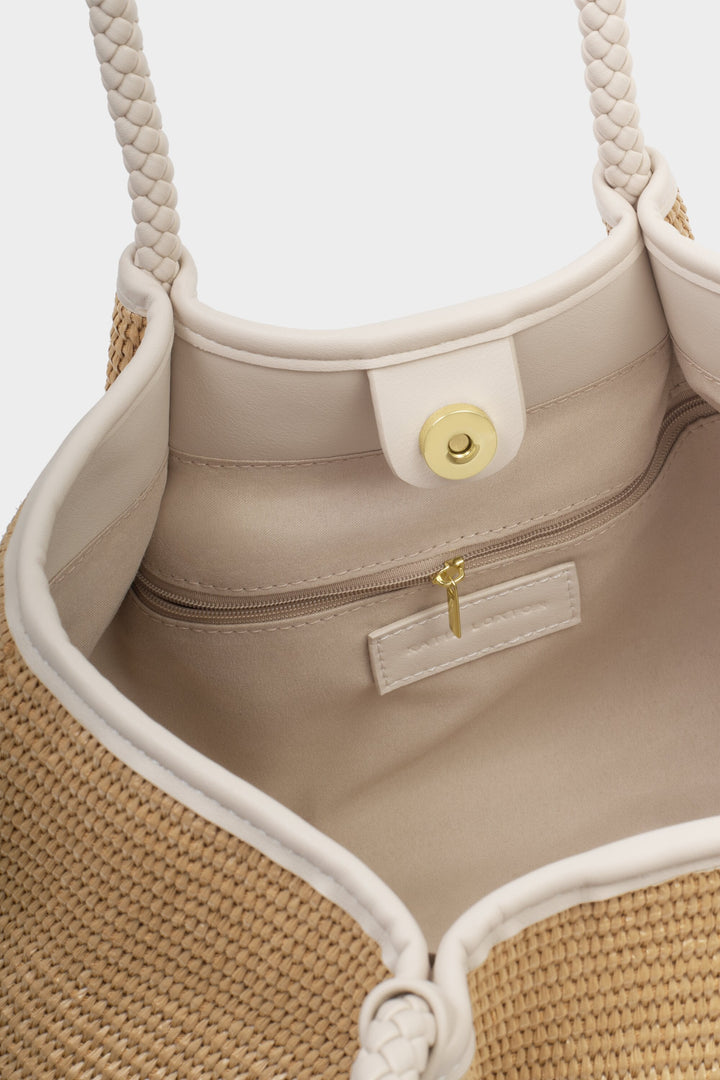 Katie Loxton Nova Raffia Small Shoulder Tote