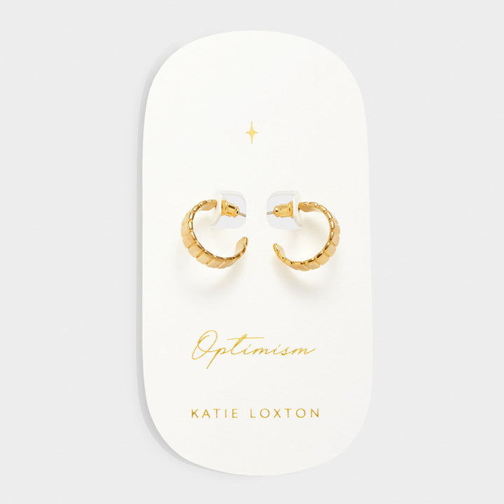 Katie Loxton Optimism Amulet Hoop Earrings