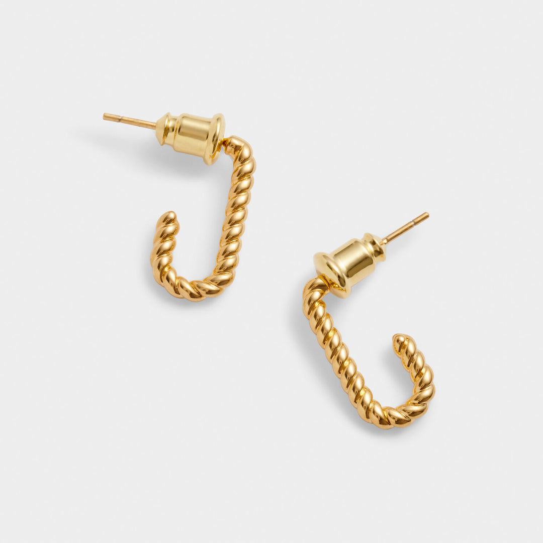 Katie Loxton Celine Rope Hoop Earring