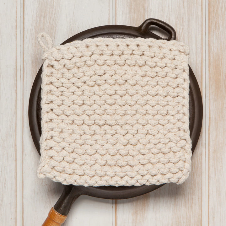 Natural Crochet Potholder
