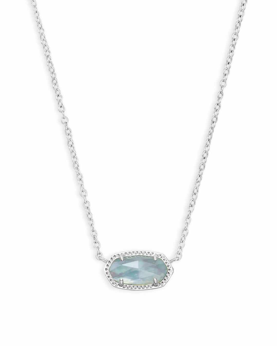 Kendra Scott Silver Elisa Short Pendant Necklace