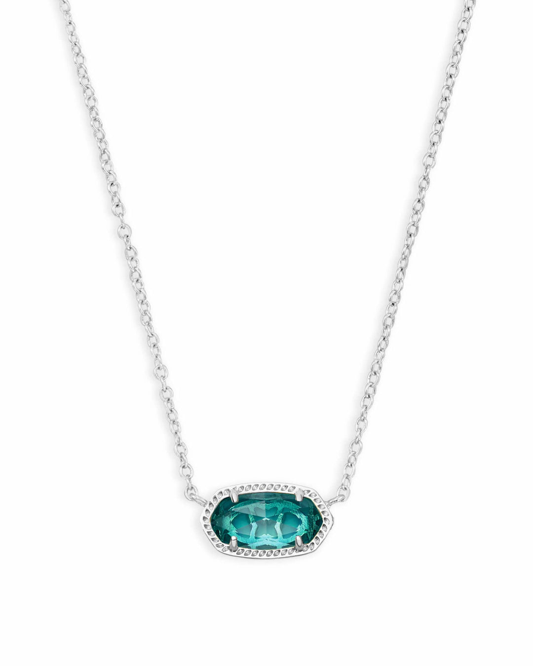Kendra Scott Silver Elisa Short Pendant Necklace