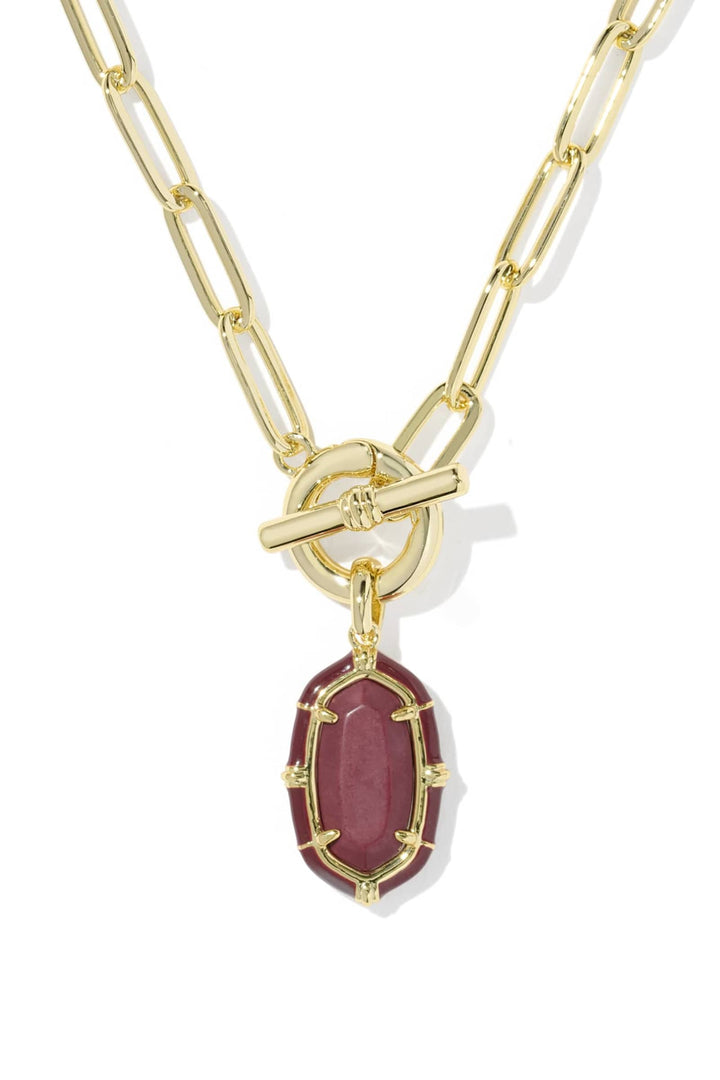 Kendra Scott Elisa Enamel Link And Chain Necklace