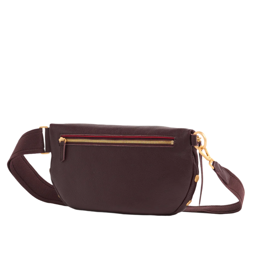 Hammitt Charles Crossbody Lrg - Cabernet Pebble/Brushed Gold