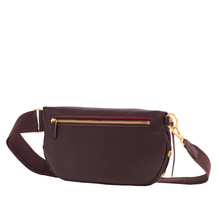 Hammitt Charles Crossbody Lrg - Cabernet Pebble/Brushed Gold