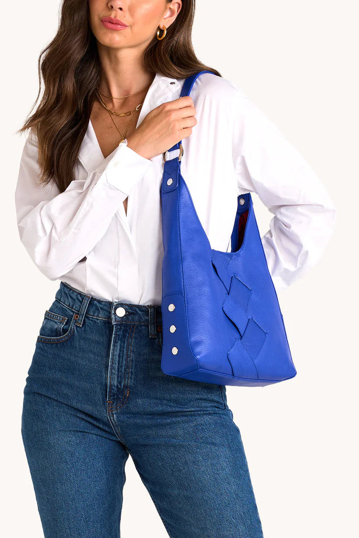 Hammitt Tim Med - Deep Water Weave/Silver