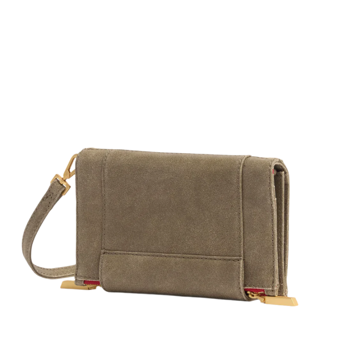 Hammitt Levy Bag - Pewter/Brushed Gold Red Zip