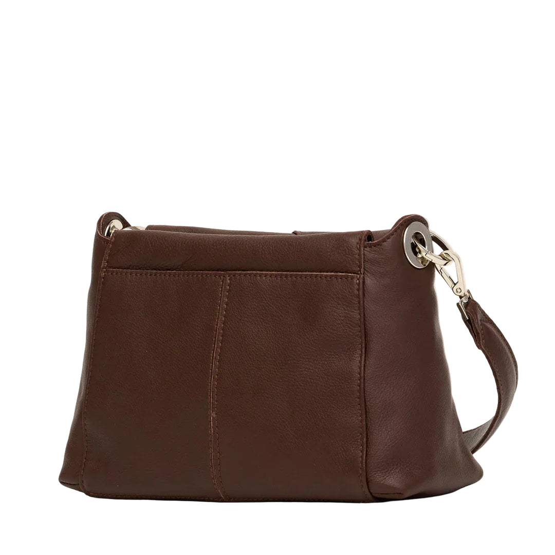 Hammitt Bryant Med - Espresso Pebble Weave/Silver