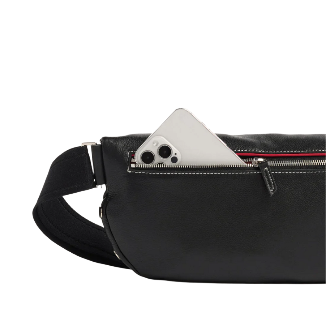 Hammitt Charles Crossbody Lrg - Tempo Black/Silver