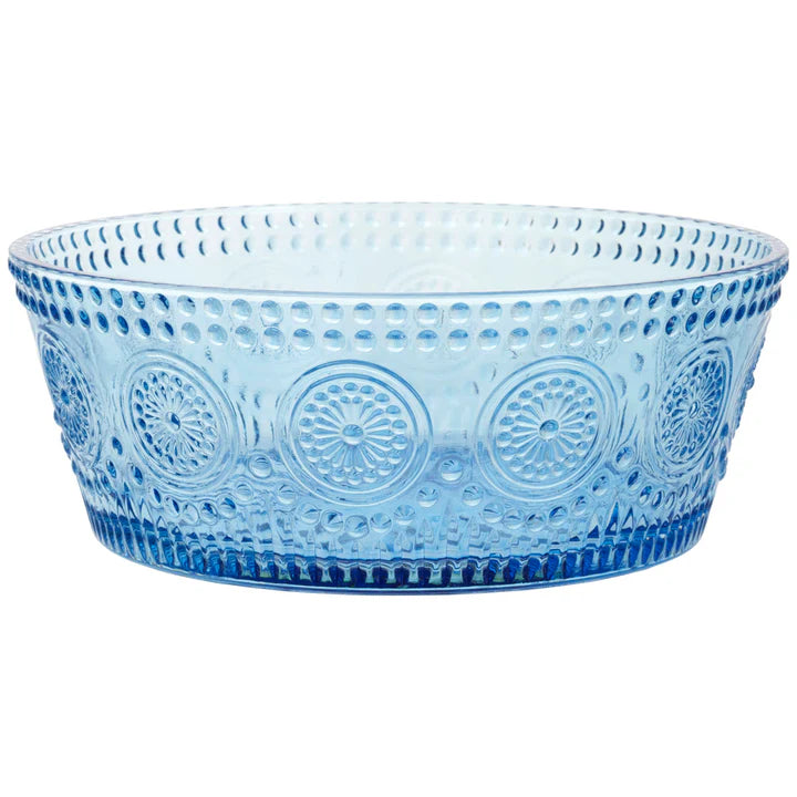 Sky Blue Codi Glass Bowl