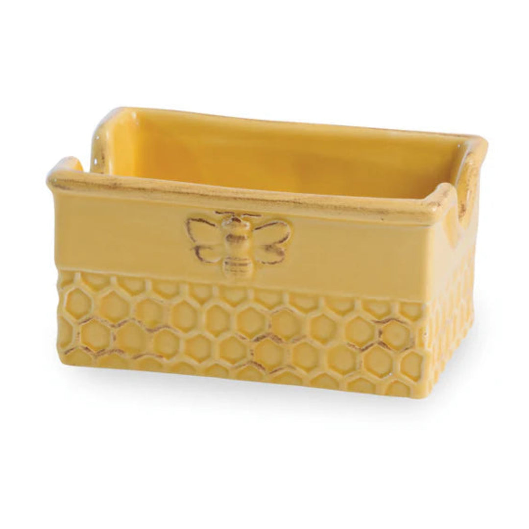 Yellow Honeycomb Sugar Pack Holder