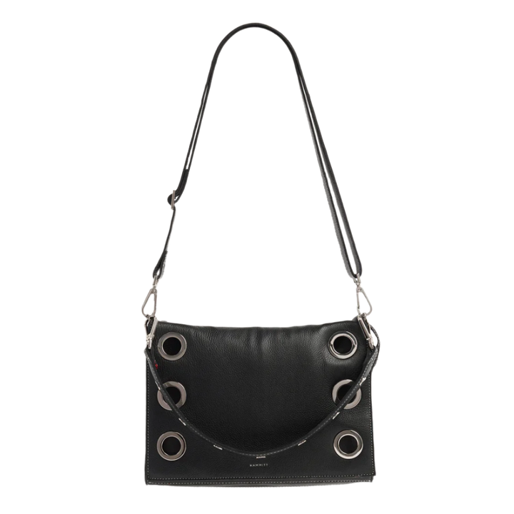 Hammitt Montana Clutch Lrg - Tempo Black/Silver