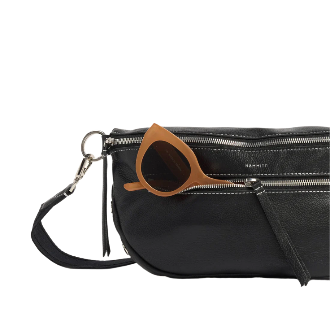 Hammitt Charles Crossbody Lrg - Tempo Black/Silver