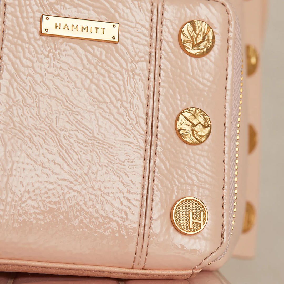 Hammitt 5 North - Champagne Pink Pebble / Brushed Gold Hammered