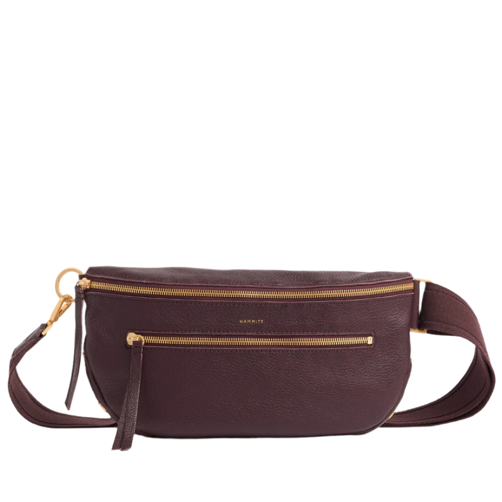 Hammitt Charles Crossbody Lrg - Cabernet Pebble/Brushed Gold