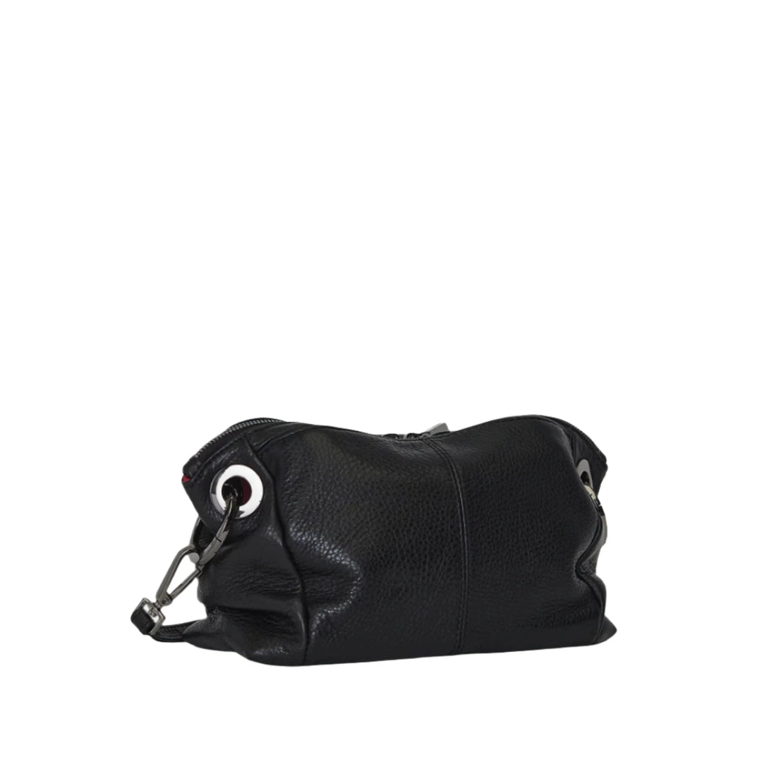 Hammitt Daniel Crossbody Clutch Small - Black/Gunmetal