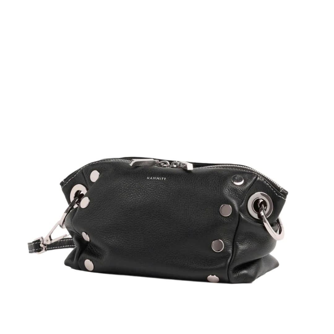 Hammit Daniel Crossbody Clutch Sml - Tempo Black/Silver