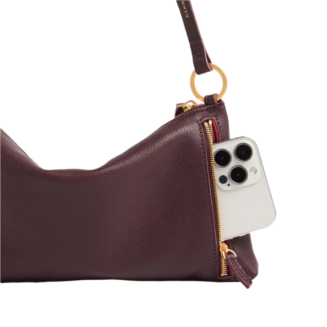 Hammitt Kyle Bag - Cabernet Pebble/Brushed Gold