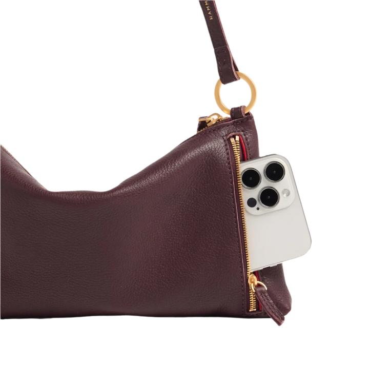 Hammitt Kyle Bag - Cabernet Pebble/Brushed Gold