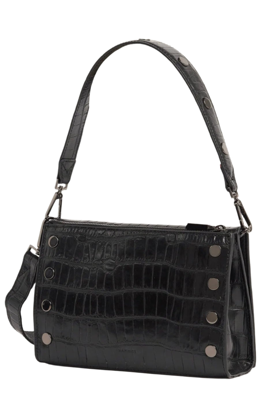 Hammitt Montana Clutch Sml - Evening Crocco/Gunmetal