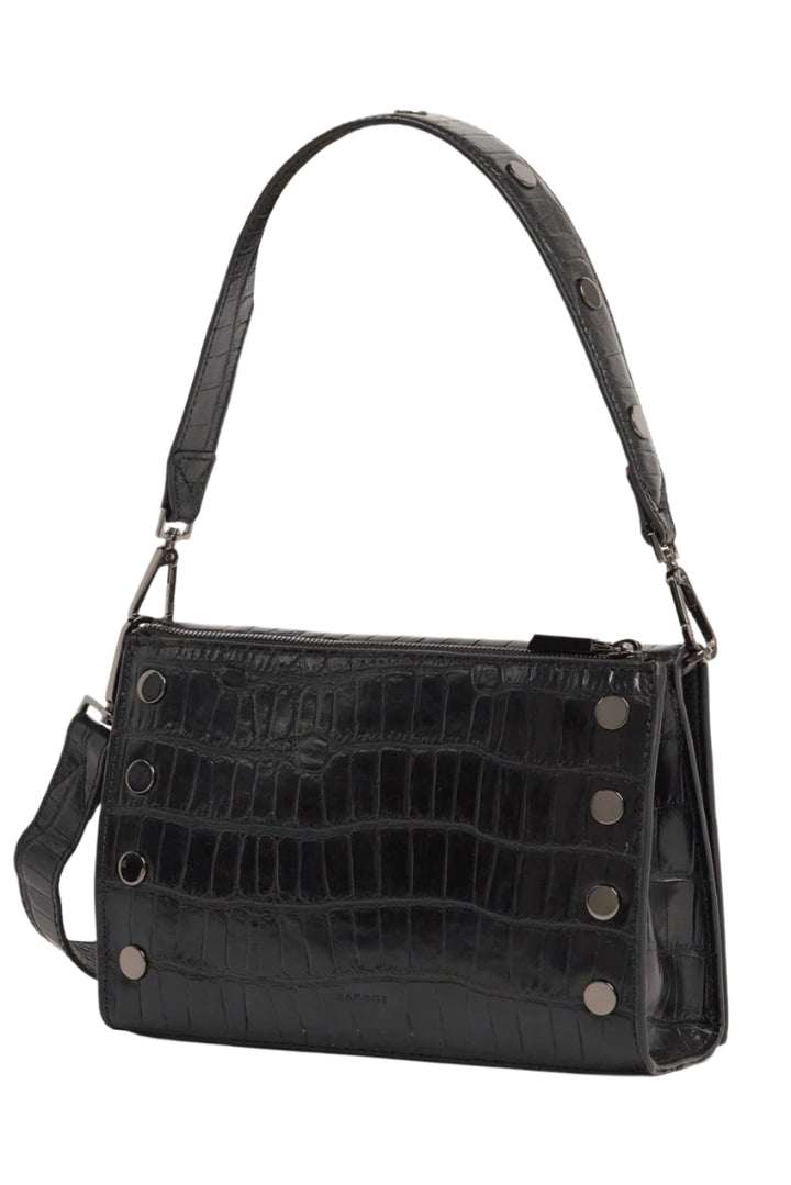 Hammitt Montana Clutch Sml - Evening Crocco/Gunmetal