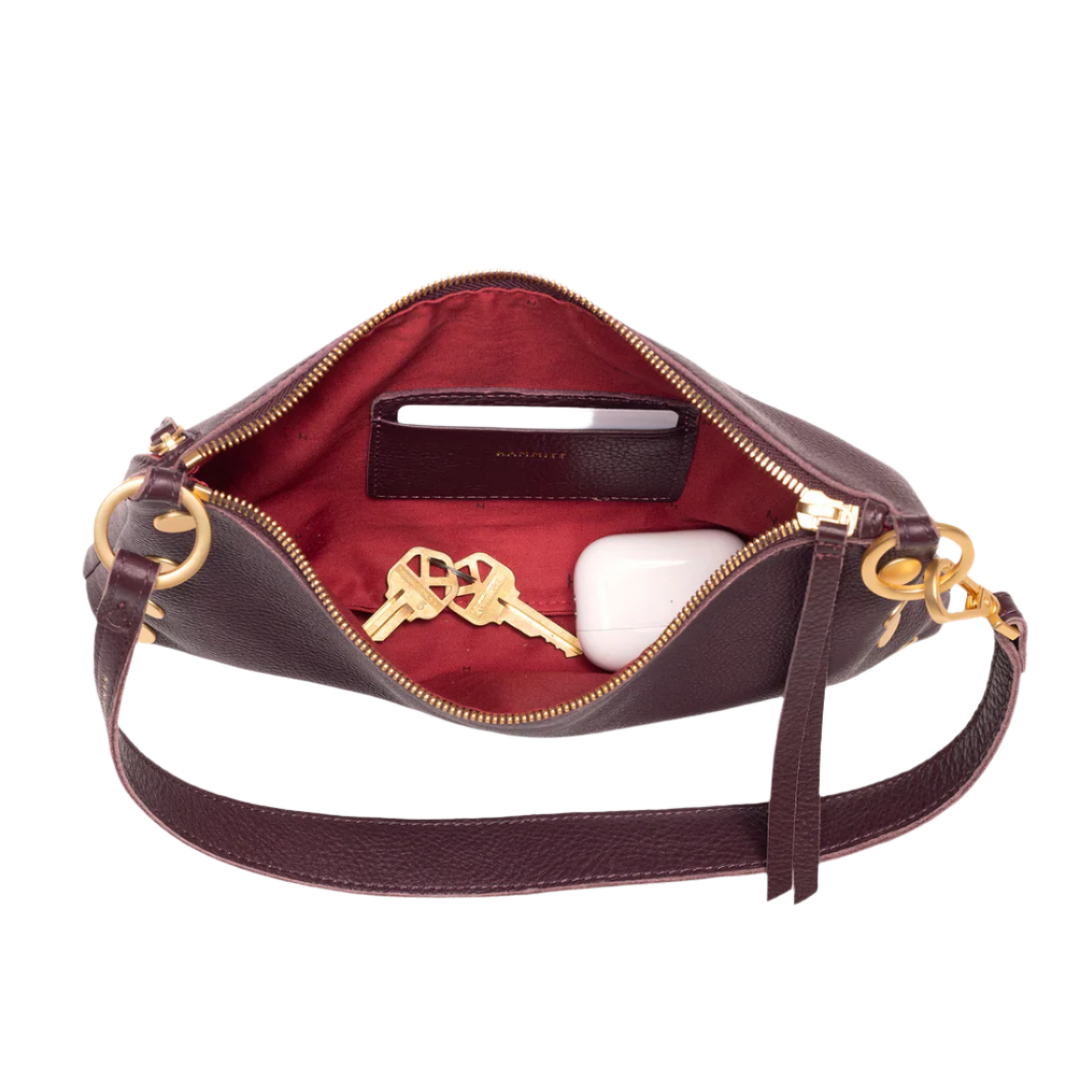 Hammitt Kyle Bag - Cabernet Pebble/Brushed Gold