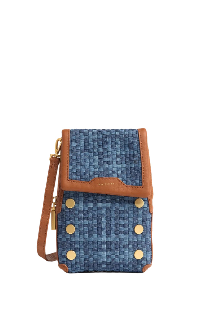Hammitt Vip Mobile - Mosaic Denim/Brushed Gold