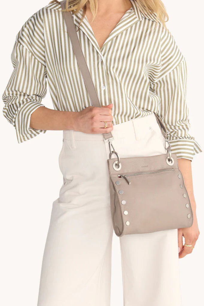 Hammitt Tony Med - Pewter Pebble/Brushed Silver