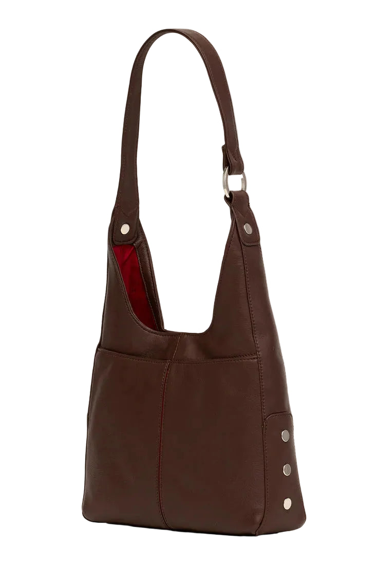 Hammitt Tim Med - Espresso Pebble Weave/Silver