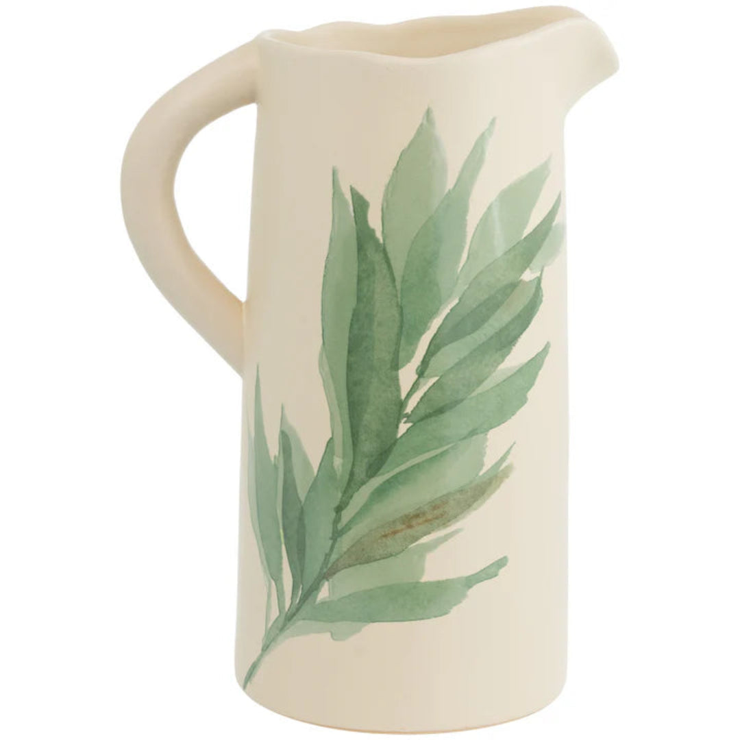 Water Color Greens Pitcher