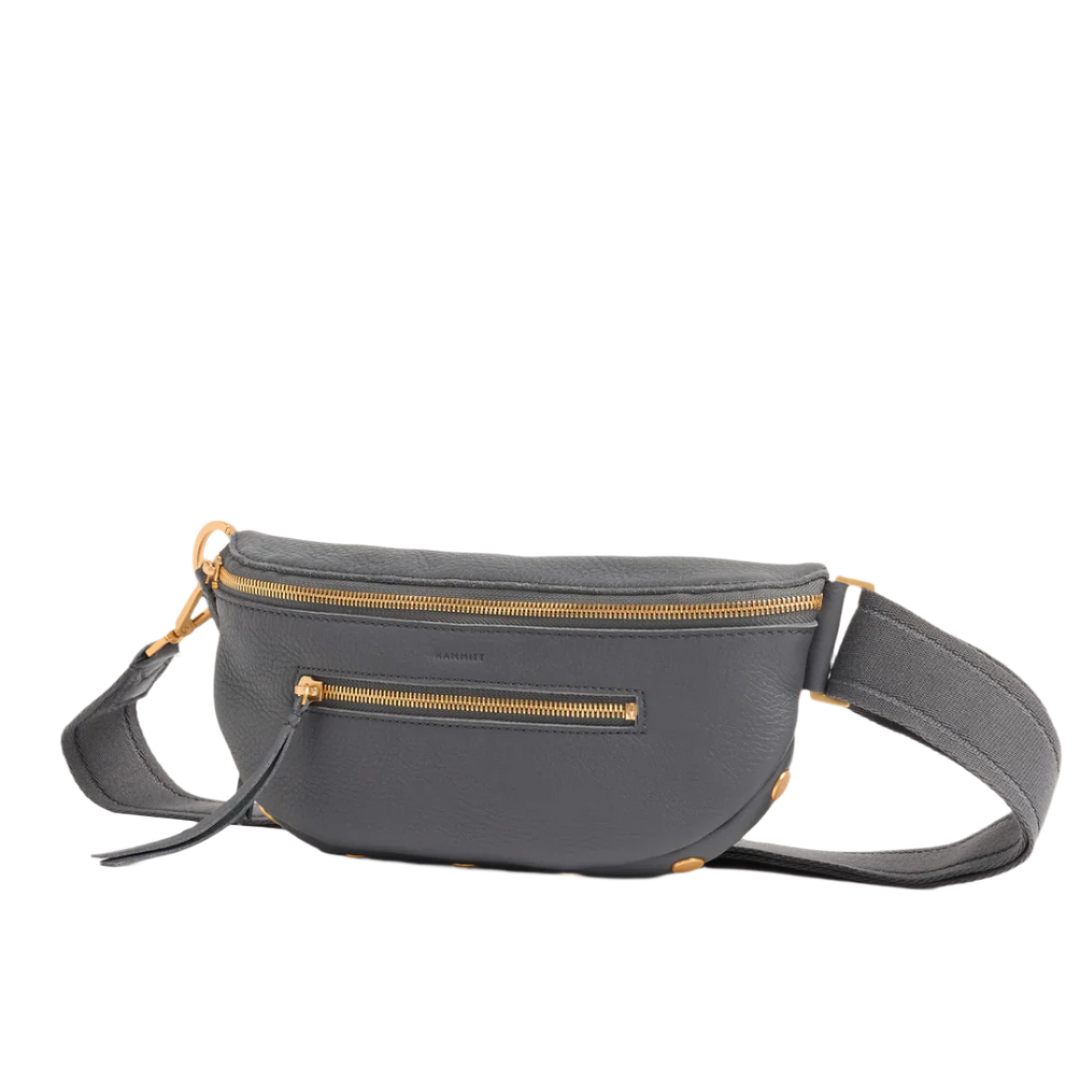 Hammitt Charles Crossbody Med - Sonnet Grey/Brushed Gold