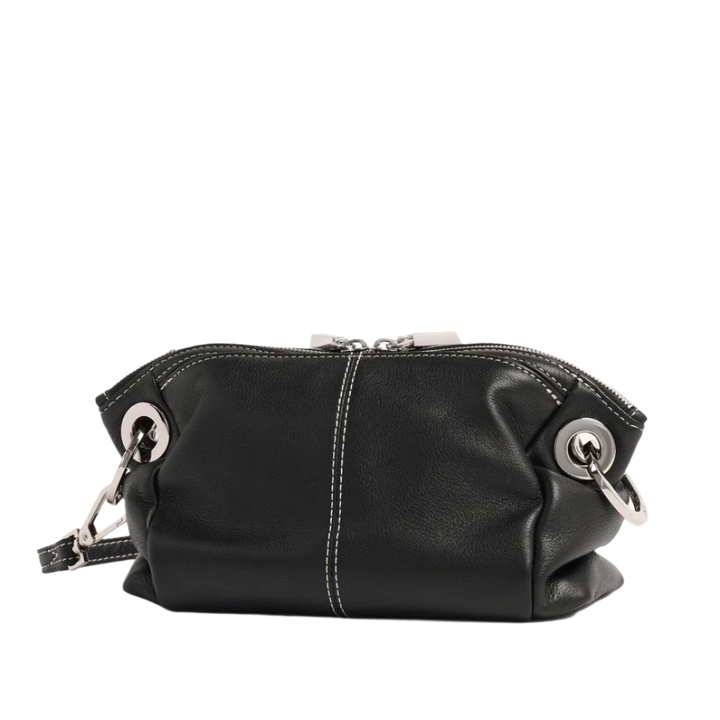 Hammit Daniel Crossbody Clutch Sml - Tempo Black/Silver