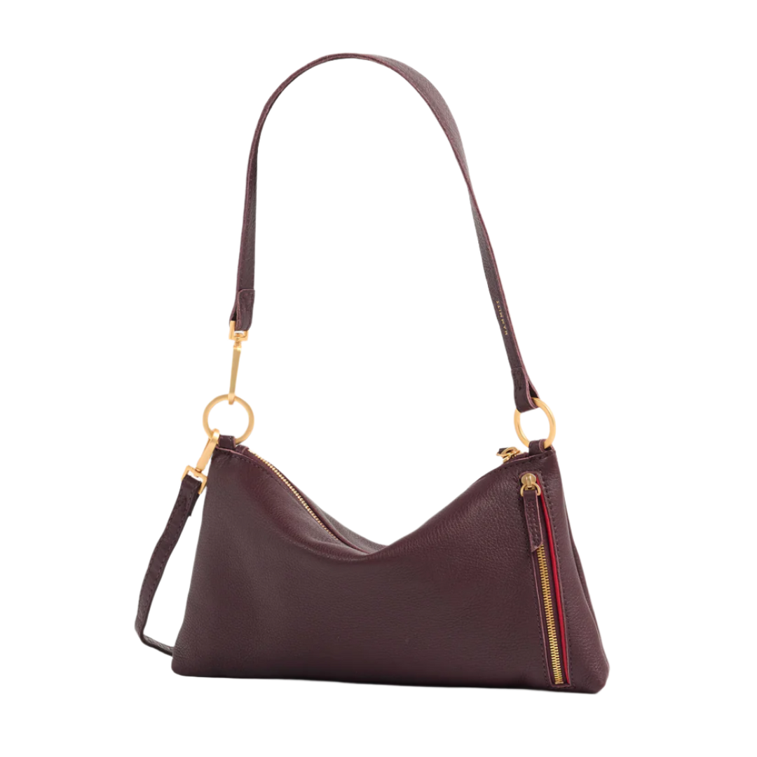 Hammitt Kyle Bag - Cabernet Pebble/Brushed Gold