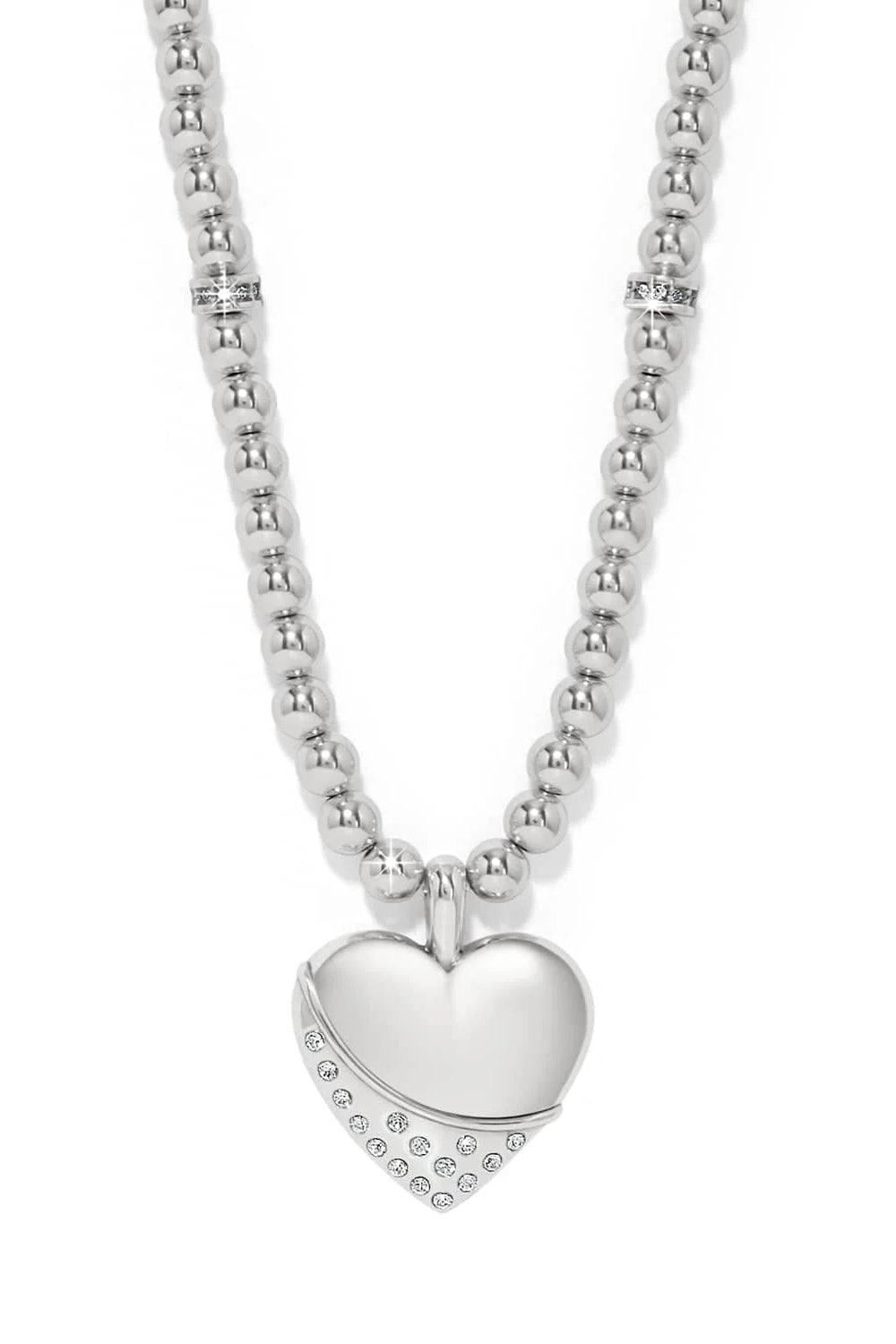 Brighton Meridian Petite Wave Heart Necklace