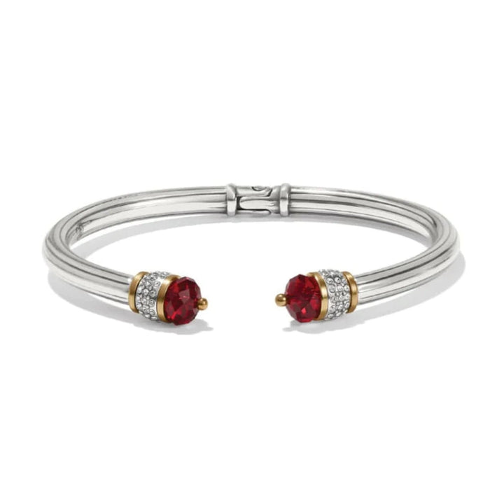 Brighton Meridian Red Open Hinged Bangle