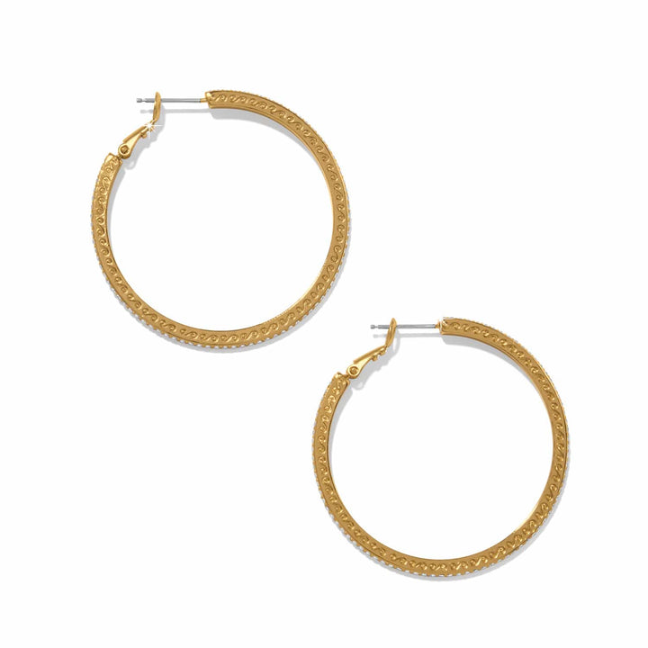 Brighton Meridian Thin Large Hoop Earrings