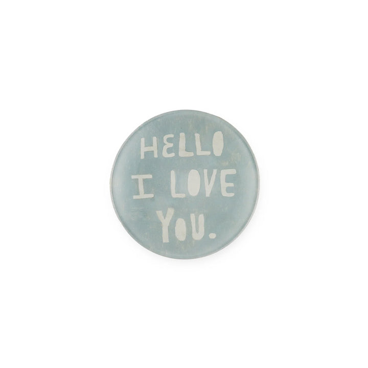 Mini Round Decoupage Quote Plate