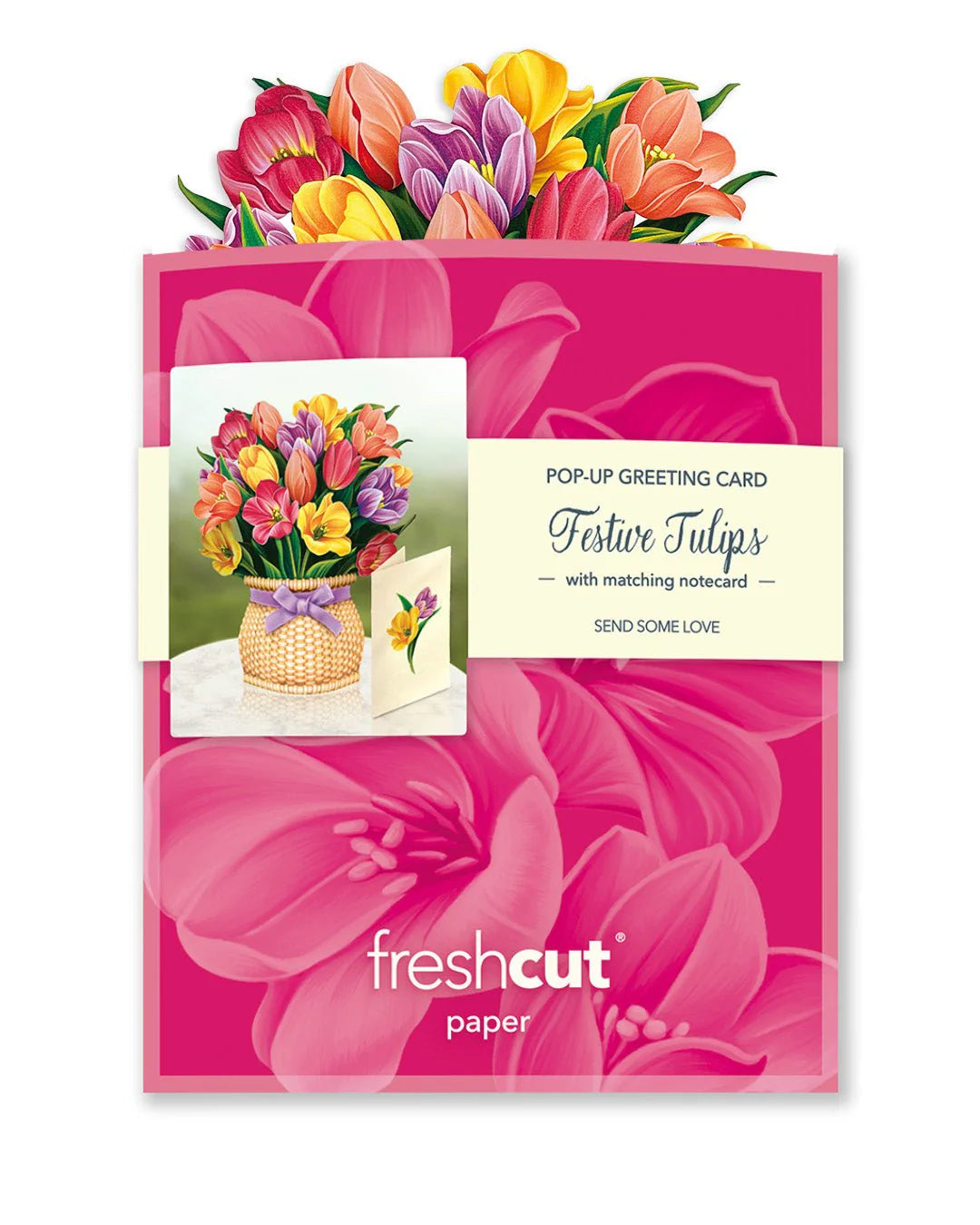 Mini Festive Tulips Pop-up Bouquet