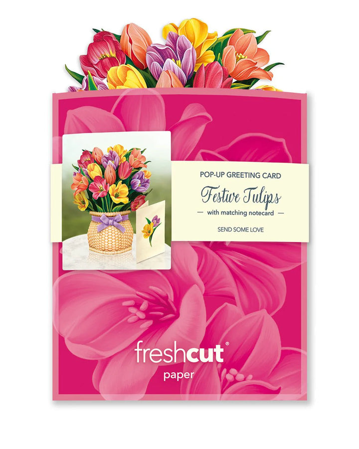 Mini Festive Tulips Pop-up Bouquet
