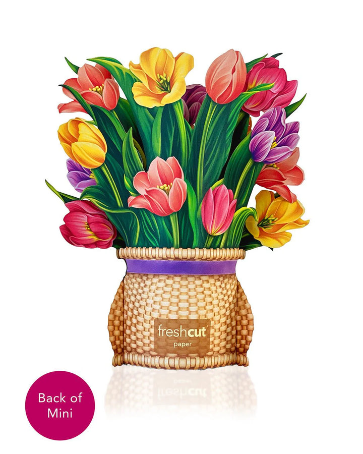 Mini Festive Tulips Pop-up Bouquet