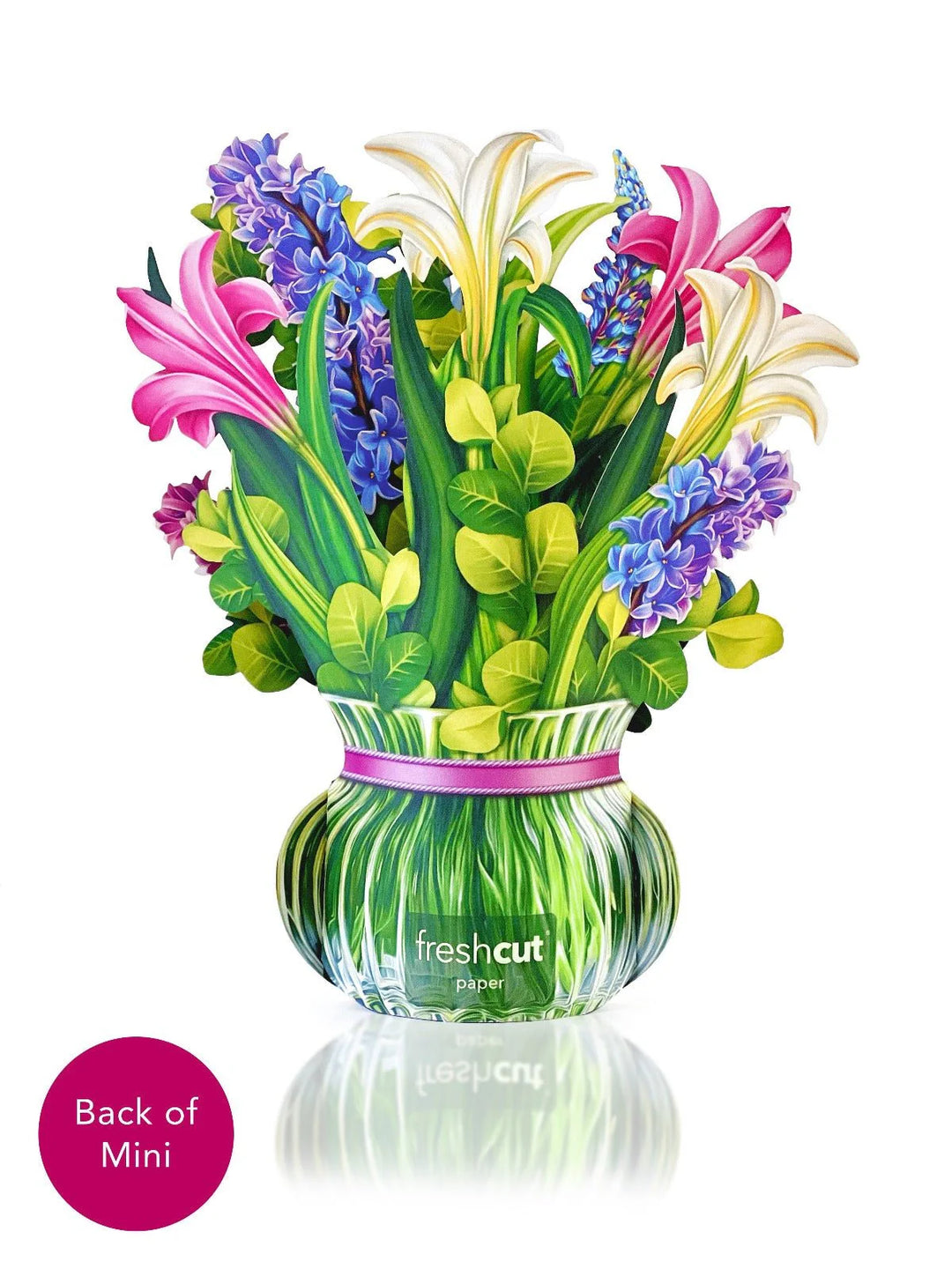 Mini Lilies & Lupines Pop-up Bouquet