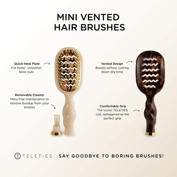 Teleties Mini Vented Hair Brush