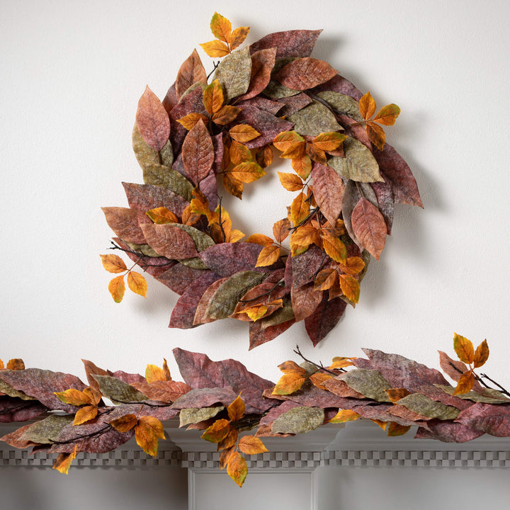 Mixed Leaf Garland