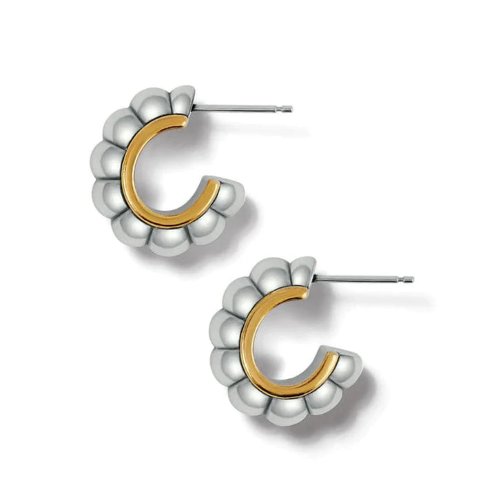 Brighton Mystic Moon Scallop Hoop Earrings