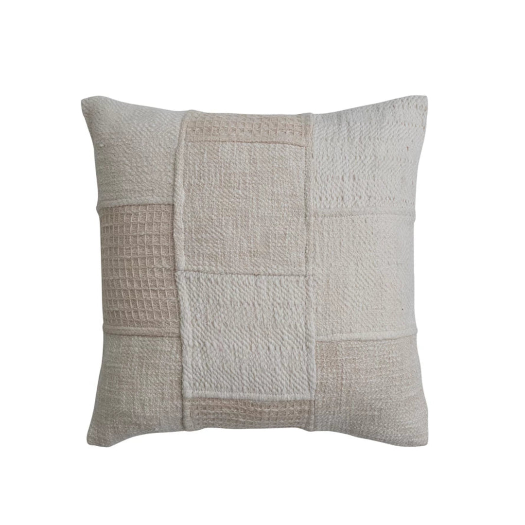 Natural Patchwork Pillow